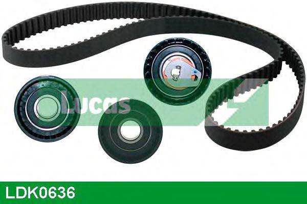 Комплект ремня ГРМ LUCAS ENGINE DRIVE LDK0636