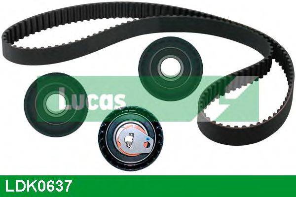 Комплект ремня ГРМ LUCAS ENGINE DRIVE LDK0637