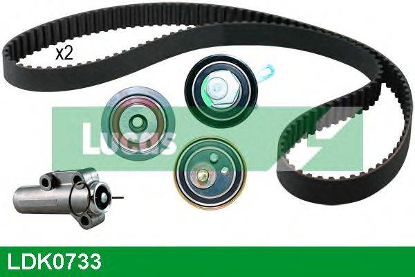 Комплект ремня ГРМ LUCAS ENGINE DRIVE LDK0733