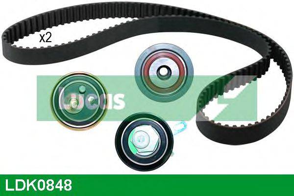 Комплект ремня ГРМ LUCAS ENGINE DRIVE LDK0848