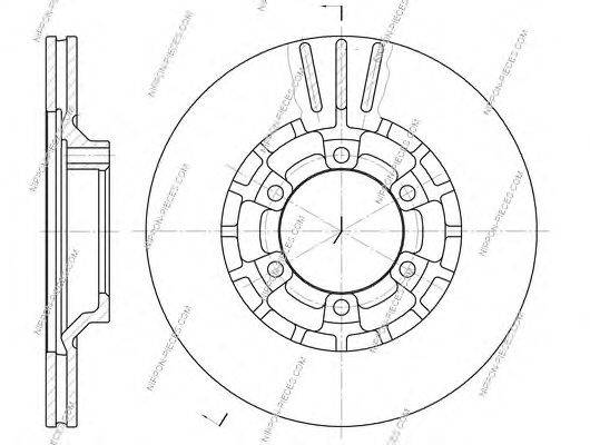 Тормозной диск NPS 6005520