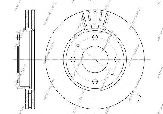 Тормозной диск NPS 600H018