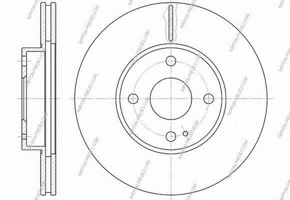 Тормозной диск NPS 6041211