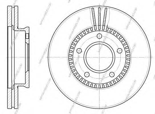 Тормозной диск NPS BDC5254