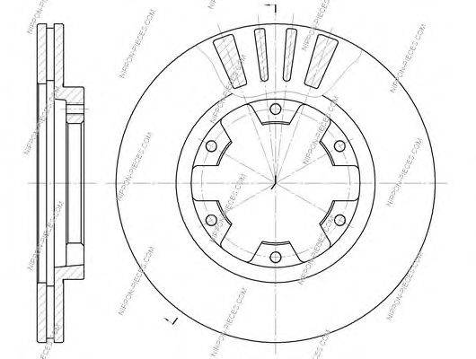 Тормозной диск NPS BG2687