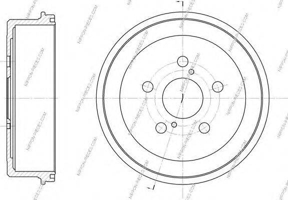 Тормозной барабан NPS 0986477139