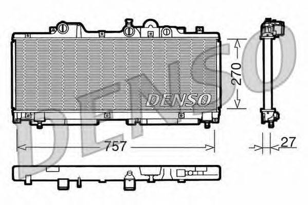 Радиатор, охлаждение двигателя NPS 53221