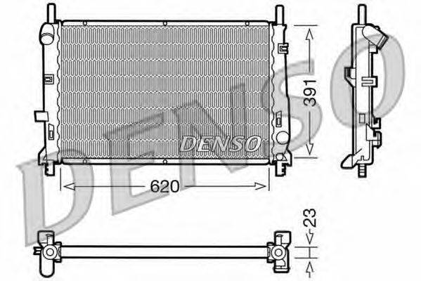 Радиатор, охлаждение двигателя NPS 731550