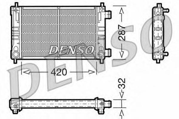 Радиатор, охлаждение двигателя NPS DRM20063