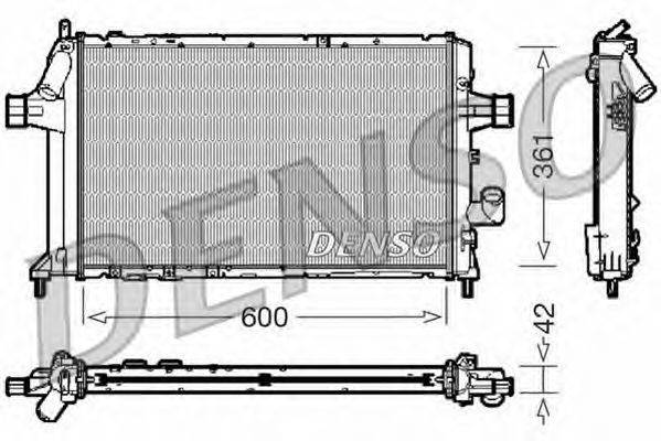 Радиатор, охлаждение двигателя NPS 506616