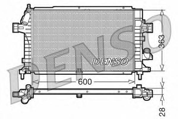 Радиатор, охлаждение двигателя NPS 735080