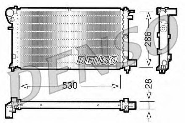 Радиатор, охлаждение двигателя NPS DRM21004