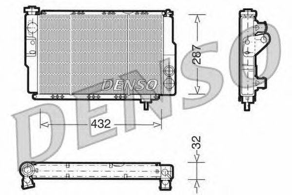 Радиатор, охлаждение двигателя NPS DRM23040