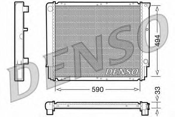 Радиатор, охлаждение двигателя NPS DRM33050