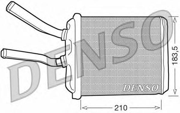 Теплообменник, отопление салона NPS DRR01010