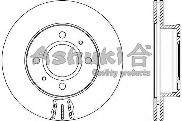 Тормозной диск ASHUKI 0990-9250