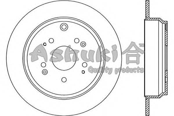 Тормозной диск ASHUKI 0993-0304