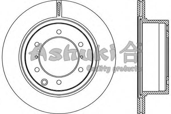 Тормозной диск ASHUKI 09932150