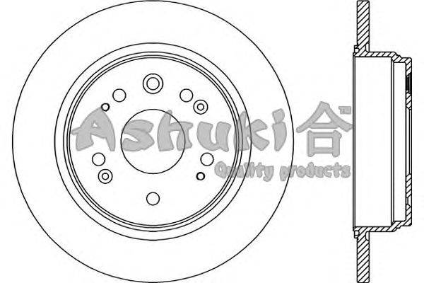 Тормозной диск ASHUKI 0993-6204