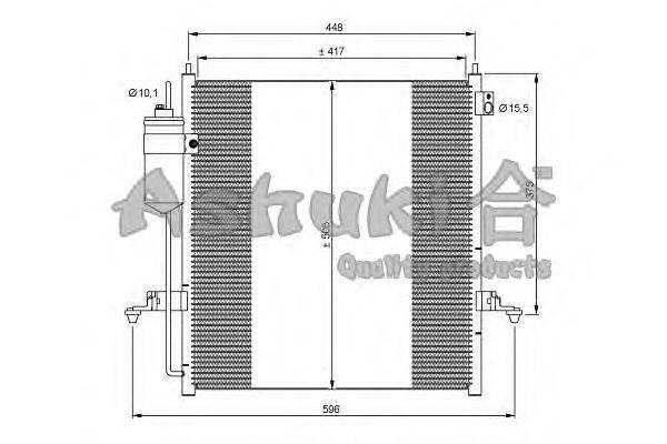 Конденсатор, кондиционер ASHUKI C55941