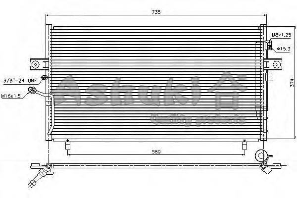 Конденсатор, кондиционер ASHUKI N657-87