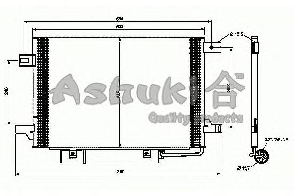 Конденсатор, кондиционер ASHUKI QM58-61