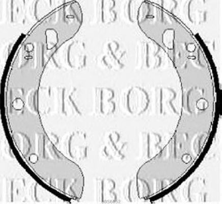 Комплект тормозных колодок BORG & BECK BBS6052