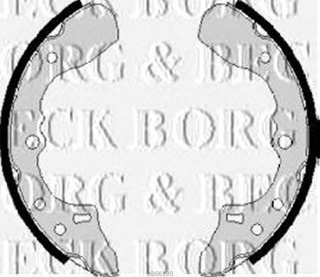 Комплект тормозных колодок BORG & BECK BBS6120