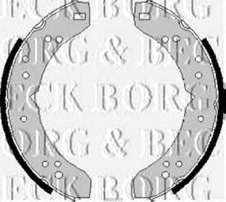 Комплект тормозных колодок BORG & BECK BBS6150