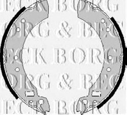 Комплект тормозных колодок BORG & BECK BBS6158