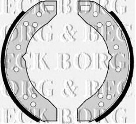 Комплект тормозных колодок BORG & BECK BBS6171