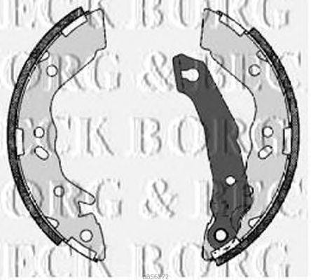 Комплект тормозных колодок BORG & BECK BBS6272