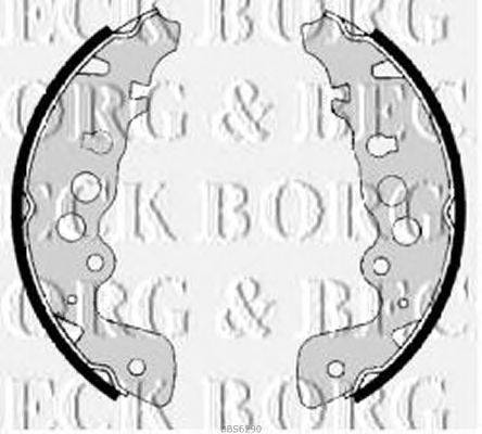Комплект тормозных колодок BORG & BECK BBS6290