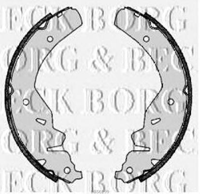 Комплект тормозных колодок BORG & BECK BBS6299