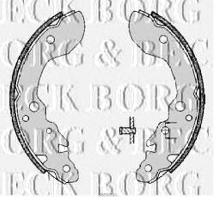 Комплект тормозных колодок BORG & BECK BBS6304