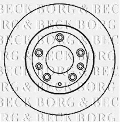 Тормозной диск BORG & BECK BBD4693