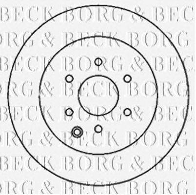 Тормозной диск BORG & BECK BBD4770