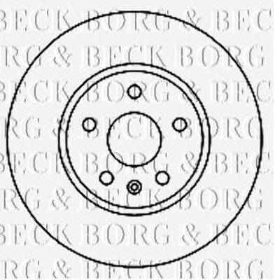Тормозной диск BORG & BECK BBD5894S