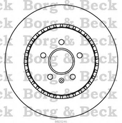 Тормозной диск BORG & BECK BBD5246