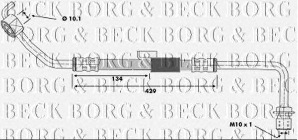 Тормозной шланг BORG & BECK BBH6179