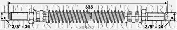 Тормозной шланг BORG & BECK BBH6523