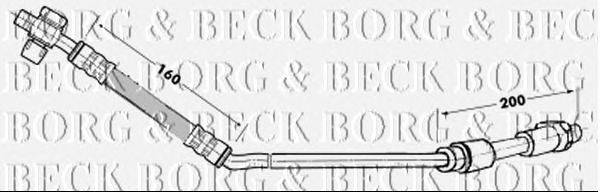 Тормозной шланг BORG & BECK BBH6925