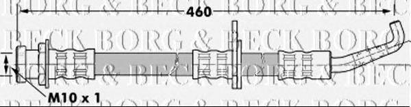 Тормозной шланг BORG & BECK BBH7263