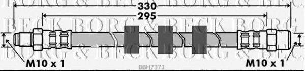 Тормозной шланг BORG & BECK BBH7371