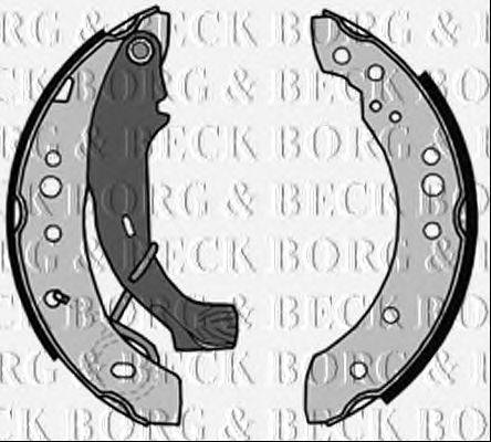 Комплект тормозных колодок BORG & BECK BBS6335