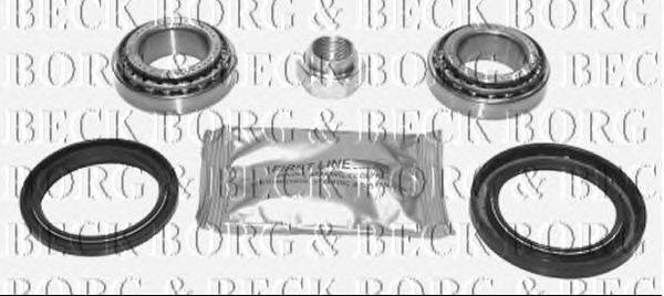 Комплект подшипника ступицы колеса BORG & BECK BWK033