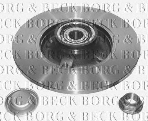 Комплект подшипника ступицы колеса BORG & BECK BWK1051