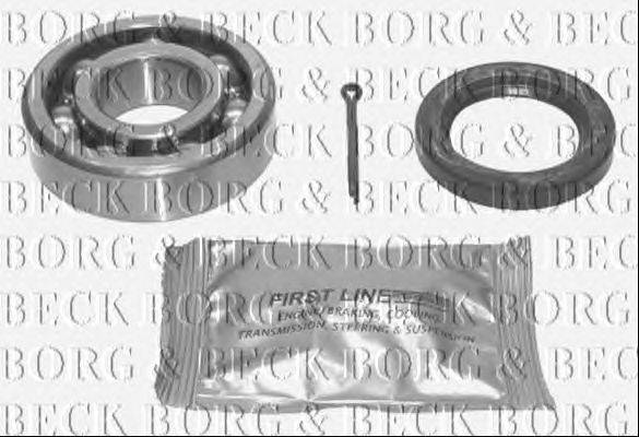 Комплект подшипника ступицы колеса BORG & BECK BWK219