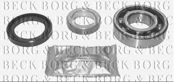 Комплект подшипника ступицы колеса BORG & BECK BWK317