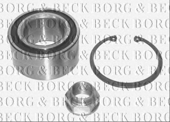 Комплект подшипника ступицы колеса BORG & BECK BWK530